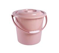 LYVQZPWLRUnisex Chamber Pot, Urine Bucket with Lid,Spittoon Chamber Pot Reusable Portable Toilet Urinal with Handle for Pregnant Women Elderly Children(Roze,XL)