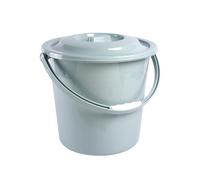 LYVQZPWLRUnisex Chamber Pot, Urine Bucket with Lid,Spittoon Chamber Pot Reusable Portable Toilet Urinal with Handle for Pregnant Women Elderly Children(Blu,M)