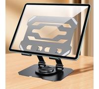 LYW Universal Metal Cell Phone Stand, Tablet Stand,Multi-Angel Adjustable 360° Rotation Non-Slip Metal Phone Stand Compatible with All Smartphones and Tablets(Silver)