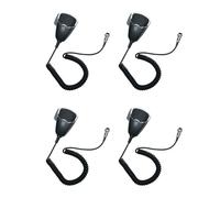 LYWBETOP 4pack CB Radio Microphone 4-Pin Handheld Speaker Mic Compatible with Cobra/Uniden/Workman High-Volume Clarity for Truckers & Security Professionals
