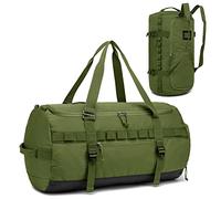 Lyweem Duffle Bag for Men, 60L Travel & Gym Duffel Bag Large Size for Women Waterproof Sports Holdall Bags Weekend Overnight with Shoes Compartment, Green
