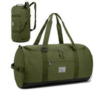 Lyweem Travel Duffel Bag for Men, 60L Large Sports Duffle Bag Backpack for Women Weekender Overnight Holdall Bags with Shoes Compartment Multifunctional Gym Bags, Green