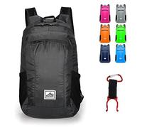 Lywencom Hiking Backpack,Ultra-Light 20L Waterproof Folding Sports Lightweight Waterproof Backpack Suitable for Outdoor Camping Picnic (black)