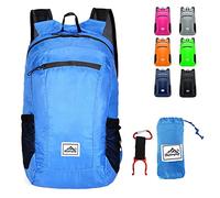 Lywencom Hiking Backpack,Ultra-Light 20L Waterproof Folding Sports Lightweight Waterproof Backpack Suitable for Outdoor Camping Picnic (blue)