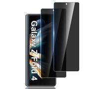 LYWHL 2 Pack for Samsung Galaxy Z Fold 4 Privacy Screen Protector, Anti Spy Tempered Glass Front Protective Film for Galaxy Z Fold 4 5G 6.2 Inch, Anti Scratch Case Friendly Easy Install - Black