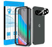 LYWHL for Google Pixel 10 Screen Protector, 3 Pack 9H Hardness Tempered Glass Film +2 Pack Camera Lens Protector, Fingerprint Unlock Support, HD Clear Anti-Scratch Easy Install Full Coverage Case