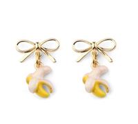 Lywjyb Birdgot Banana Stud Earring Banana Lover Gift Bananas Festival Gift Summer Vibes Fruit Lover Merch, casual, Stainless Steel, No Gemstone