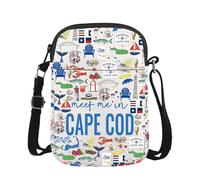 Lywjyb Birdgot Cape Cod Crossbody Bag Massachusetts Beach Ocean Gift Cape Cod Vacation Merch, Meet Cape Cod Cr