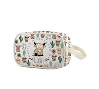 Lywjyb Birdgot Easily Distracted By Cows Clear Makeup Bag Highland Cow Gift Scottish Animal Gift, Easily Cows Cbag, Beauty