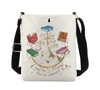 Lywjyb Birdgot Fantasy Book Crossbody Bag Bookish Bookworm Gift Fantasy Novel Book Lover Merch, The Dreams Cr, Casual