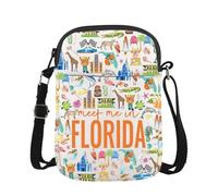 Lywjyb Birdgot Florida Crossbody Bag Moving to Florida Gift Florida City Gift Florida Tourist Merch, Meet Florida Cr