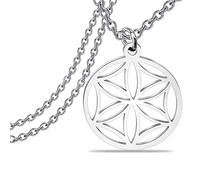 Lywjyb Birdgot Flower Of Aphrodite Necklace Goddess of Love Symbol Necklace for Men Women, L, Metal, na unknow