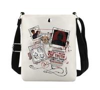 Lywjyb Birdgot Murder TV Series Crossbody Bag Detective Book Reader Merch AGGGTM TV Show Gift, Uncovered Cr, Casual