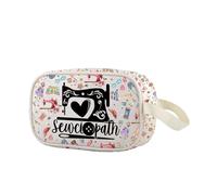 Lywjyb Birdgot Sewer Clear Makeup Bag Seamstress Gift Quilting Gift Dressmaker Merch Scissor Charm Merch, Sewciopath Cbag