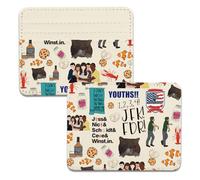 Lywjyb Birdgot TV Sitcom Card Holder TV Show Inspired Gift TV Series Charm Merch Comedy Show Lover Gift, JFK Holder, Casual