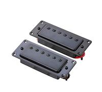 LYWS 2PCS Sealed Bridge and Neck Pickup Mini Humbucker for LP Guitar (Black)