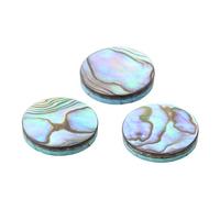 LYWS 3PCS Trumpet Finger Key Buttons Real Abalone/White butterfly Shell Buttons (Abalone Shell)