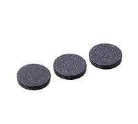 LYWS 3PCS Trumpet Finger Key Buttons Real Abalone/White butterfly Shell Buttons (Blue Sand Stone)
