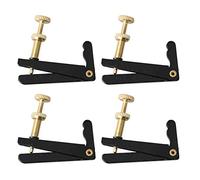 LYWS 4PCS 3/4 4/4 Cello String Fine Adjuster Tuners Cello Adjuster (Black)