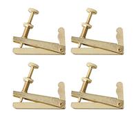 LYWS 4PCS 3/4 4/4 Cello String Fine Adjuster Tuners Cello Adjuster (Gold)