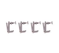 LYWS 4PCS 3/4 4/4 Violin String Fine Adjuster Tuners Silver Violin Violin Adjuster
