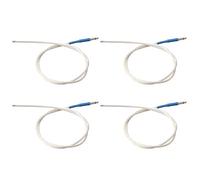 LYWS 4pcs Flat soft Under saddle Piezo Pickup for Acoustic Guitar LSM