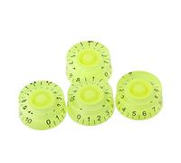 LYWS 4PCS Guitar Speed Control Knobs For Gibson Les Paul Guitar (Light Yellow)
