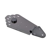 LYWS 6 String Guitar Trapeze Tailpiece Bridge for Jazz Archtop Guitar (Black)