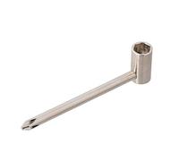 LYWS 7MM/8MM Truss Rod Box Wrench Tool Parts Repair For Electric Guitar (8mm, Chrome)