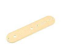 LYWS Electric Guitar Control Switch Plate for Tele Telecaster Guitar Golden w/Pattern