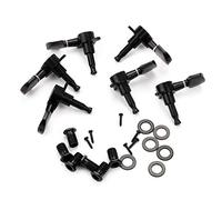LYWS Guitar Tuning Peg Black 3R3L Guitar String Tuning Pegs Machine Heads
