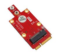 LYWS M.2 Key B to Mini PCI-E Adapter with Dual NANO SIM card Slot for 3G/4G/5G Module