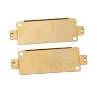 LYWSMSK 2PCS Brass Mini Humbucker Guitar Pickup Baseplate 78mm x 27mm