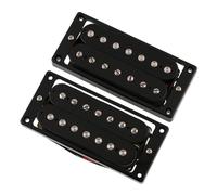 LYWSMSK 7 String Electric Guitar Neck & Bridge Double Coil Humbucker Pickup set Black