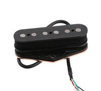 LYWSMSK Alnico 5 Humbucker Size Single Stack Tele Bridge Pickup for Tele Telecaster Electric Guitar Black