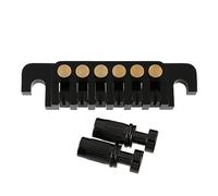 LYWSMSK Electric Guitar TP-6 Style Bridge Stop Bar Vintage 70's Bridge Tailpiece for LP Les Paul/SG/ES Electric Guitars Black