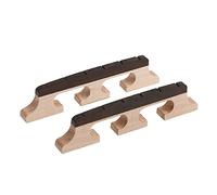 LYWSMSK Maple & Ebony Banjo Bridge Banjo Accessories (2 Pack) (6 Strings)
