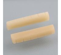 LYWSMSK Unbleached Pre-Slotted Acoustic Guitar Bone Nut for YMH LL & A Series Acoustic Guitar 44x5x9mm (2 pack)