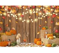LYWYGG 7x5FT Autumn Backdrop Harvest Pumpkin Backdrop Photography Studio Photography Prop CP-544