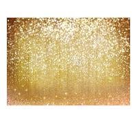 LYWYGG 7x5FT Gold Background Color Birthday Party Backdrop Color Vinyl Photography Background Gold Particle Speckle Background Baby Shower Wedding Party Decoration Banner CP-10