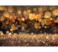 LYWYGG 7X5FT Orange Spot Photography Backdrop Gold Sand Scale Background Newborn Shower Backdrop Photography Studio Decoration Backdrop CP-498