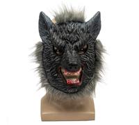 Lyxaof Hannibal Lecter Mask The Silence of The Lambs Mask Costume Human Muzzle Half Face Killer Cosplay Props for Halloween (Coffee)