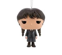 Lyxaof Kids Addams Keychain Fancy Hanging Ornament Black Gothic Comedy Model Halloween Christmas Birthday Party Gift for Boys Girls