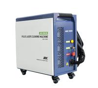 LYXC 300W Air-Cooled Laser Cleaning Machine Pulsed Laser Cleaner Machine Metal Rust Paint Oil Stains Coating Remove Lightweight Class 1 Output Power 0.39mW