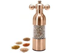 LYXLBX Stainless Steel Pepper Mill Pepper Mill Water Tap Pepper And Salt Grinder Set,Rose Gold-L
