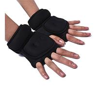 LYXMY Weighted Gloves 1kg, Sandbag Weight Bearing Training Gloves Fitness Gloves with Wrist Support for Gym Boxing, Pull Ups, Cross Training, Breathable