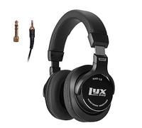 LyxPro HAS-15 Studio Headphones Closed-back Over the ear headphone with Detachable Cables,Black, Sound Isolation, Professional Studio Recording, Music Listening