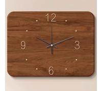 LYXWGRZD Flip Up Electric Meter Box Decorative Painting, Fuse Box Cover With Silent Wall Clock Design, Wall Mounted Electrical Panel Meter Breaker Cover for Living Room(Brown B,24x32in/61x81cm)