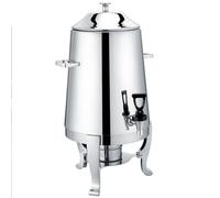 LYXXW Coffee Hot Water Dispenser Heating Alcohol Tea Dispenser Hot Drink Dispenser Mulled Wine Kettle Juice Bucket Stainless Steel Coffee Pot, for Office, Parties, Cafe, Picnics Etc,Silver