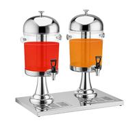 LYXXW Hot Beverage Machine, Stainless Steel Drink Dispenser with Centre Ice Core, Stand and Drip Trays, 4.2 Gallon Commercial Cold Beverage Dispenser,4.2 Gallon